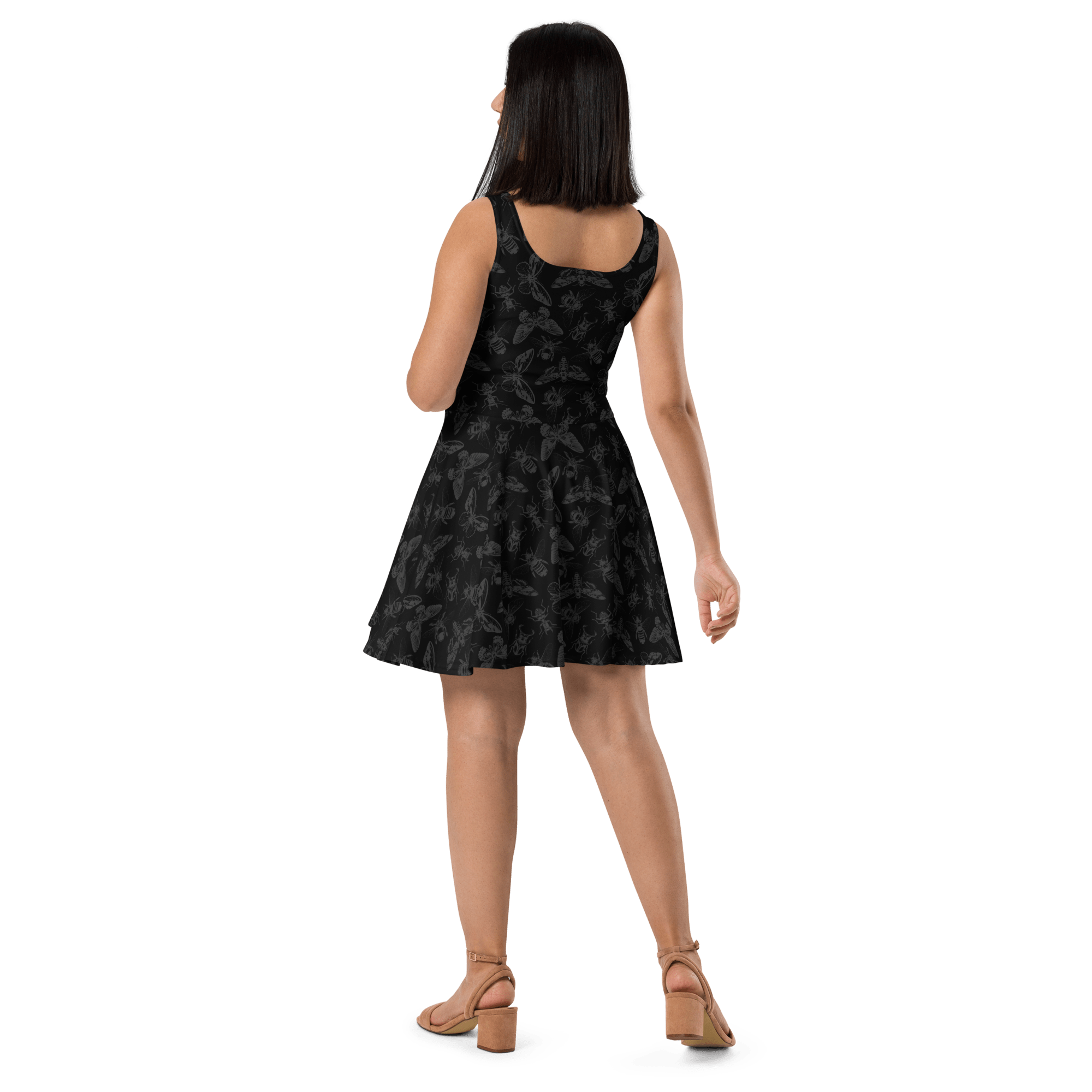 Shadow Swarm Skater Dress